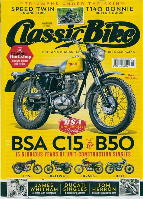 Classic Bike Magazine Subscription Buy At Uk Classic Car Bike