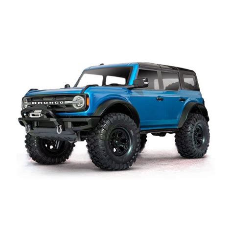 Traxxas Trx 4 2021 Ford Bronco 110 4wd Trail Crawler Blue Trx92076 4 Vblu