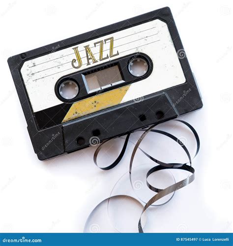 Jazz Musical Genres Audio Tape Label Stock Image - Image of tape, isolated: 87545497