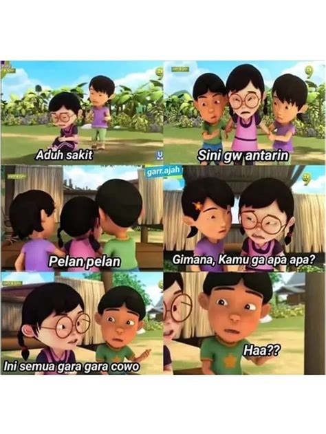 7 Meme Kisah Cinta Mail Dan Mei Mei Upin Dan Upin Ini Kocak Banget