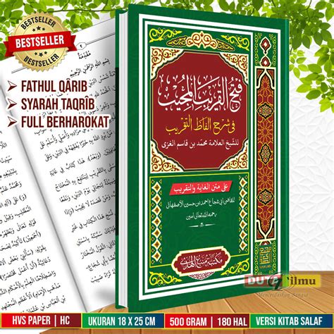 Jual Kitab Fathul Qarib Syarah Taqrib Lengkap Harokatnya Fathul Qorib