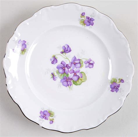 Violette Gold Trim Bread Butter Plate By Schumann Bavaria