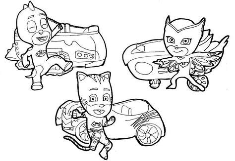 Pj Masks Headquarters Coloring Pages Coloring Pages