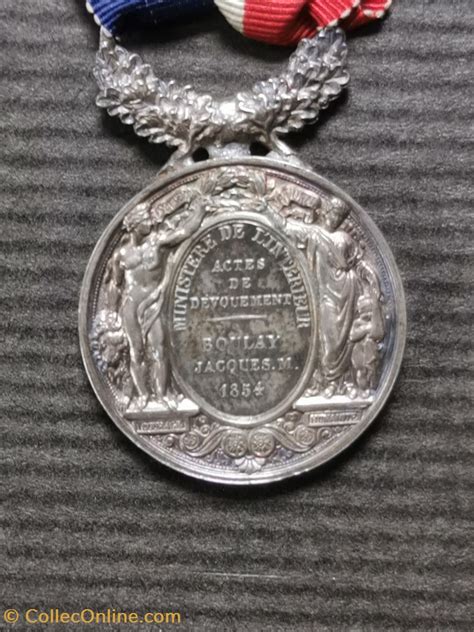 1854 Médaille dHonneur pour Acte de Courage et de