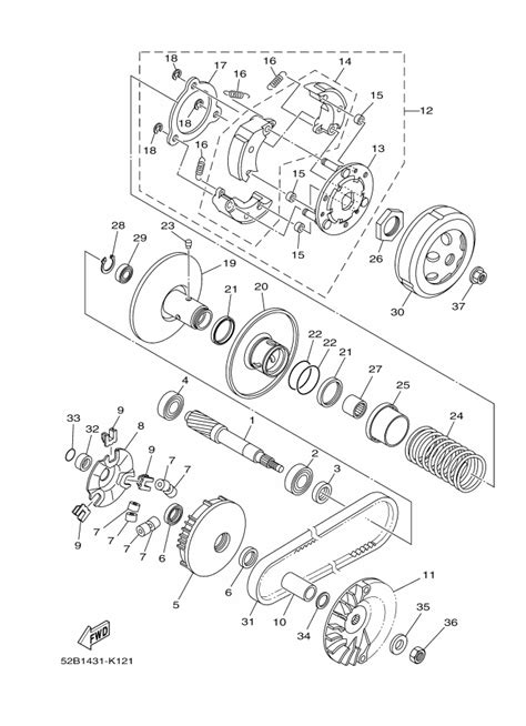 Moto Th Yamaha Fiore Parts Clutch