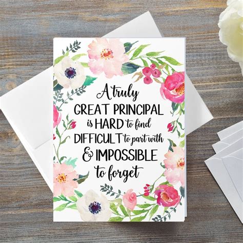 Buy Card For Principal Principal Card Retirement Card A Truly Great