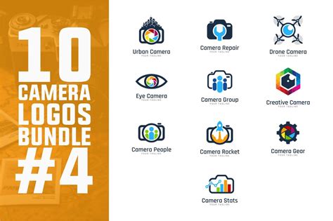 10 Camera Logo Bundle 4 Branding And Logo Templates Creative Market