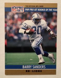 11 Most Expensive Barry Sanders Cards Midland Mint