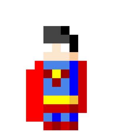 Superman pixel art