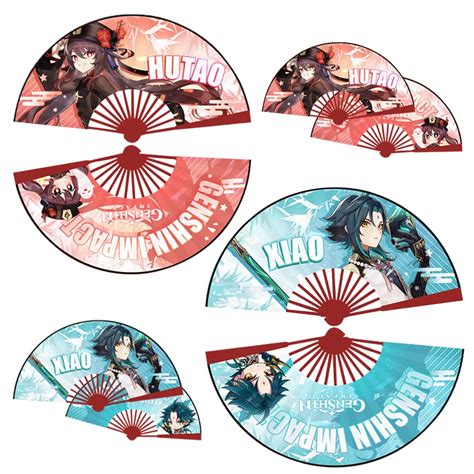 Buy OCDSLYGB 2 Pieces Anime Folding Fans,Silk Cloth Handheld Fans,Anime Themes Folding Fans ...