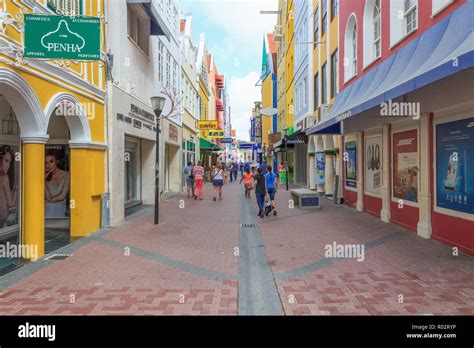 Street In Punda Stock Photo - Alamy