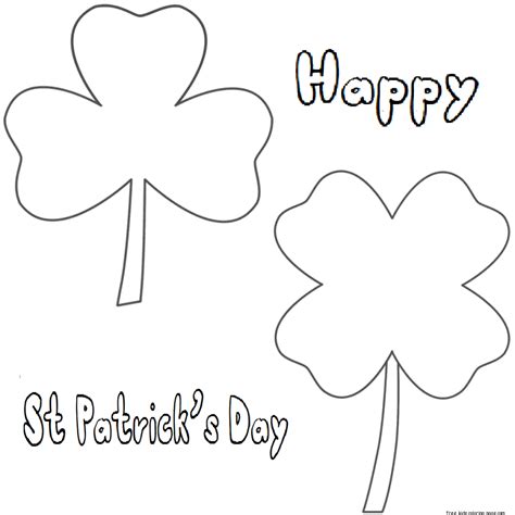 Printable Three Leaf Clover Printable Word Searches