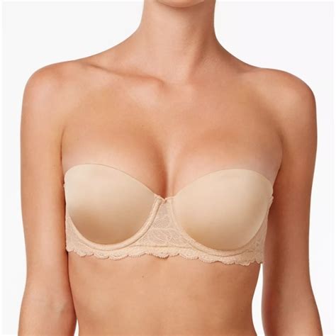 Calvin Klein Intimates And Sleepwear Calvin Klein Lift Strapless Multiway Bra Nude 32c Classic