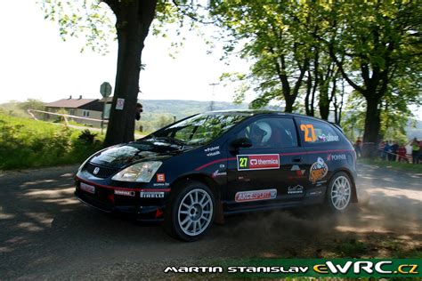 Pohner Karel Husák Jan Honda Civic Type R EP3 Thermica Rally