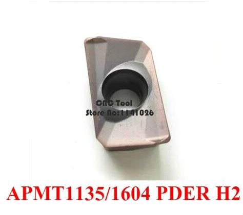 Pcs Carbide Blade Apmt Pder Apmt Pder H Cnc Milling Insert