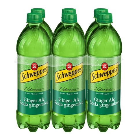 Bottles Of Schweppes Ginger Ale Soda Soft Drink Ml Each Free