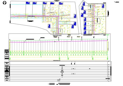 Autocad Drawing Of Pipeline Plan With Details Cad File Dwg File Cadbull