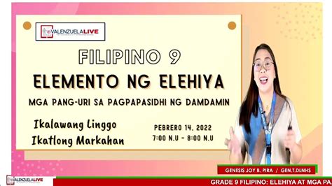 Deped Valenzuela Live Stream Youtube