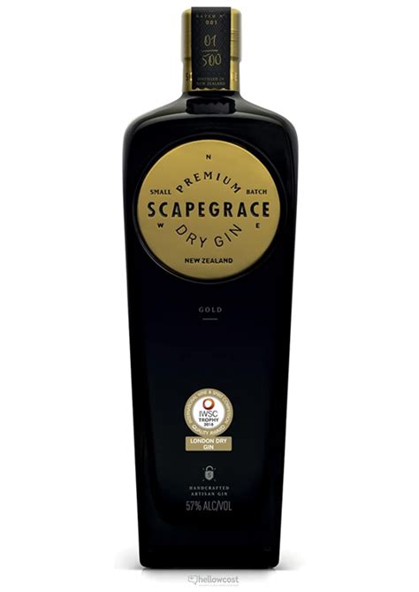 Scapegrace Gold Gin 57º 100 cl Hellowcost bienvenue à votre stock