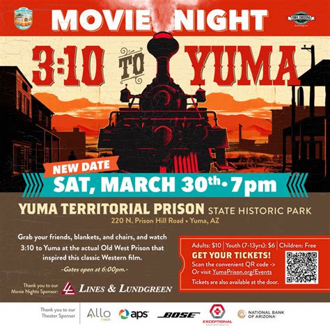 Movie Night At The Yuma Prison Yuma Crossing National Heritage Area