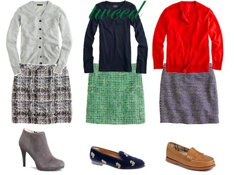 Southern Royalty: tweed skirts