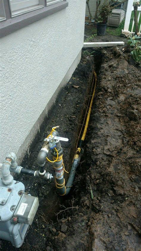 Trenching For Gas Lines — West Michigan Gas Piping