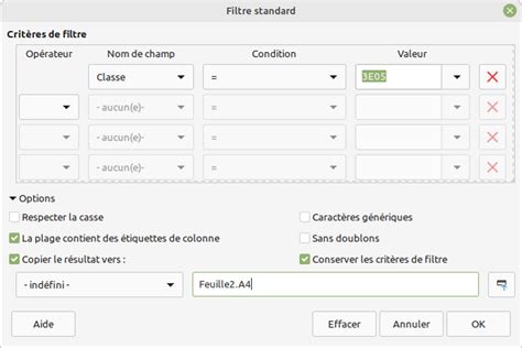 Formule de tri sur Calc Français Ask LibreOffice