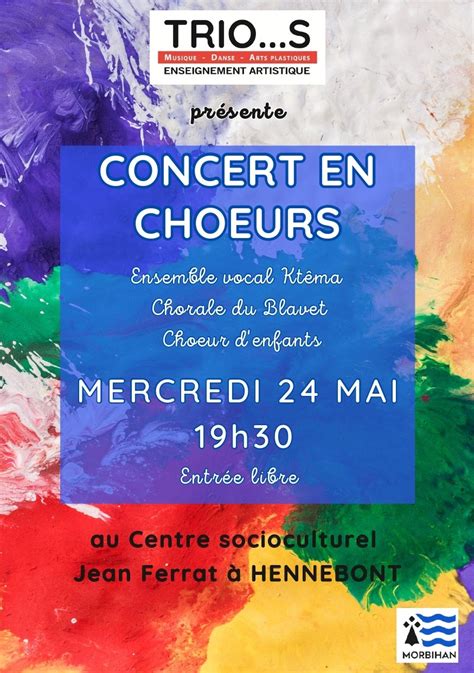 Concert en chœur Ktêma chorale du Blavet chœur d enfants