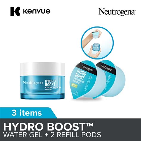 Neutrogena® Hydro Boost Hyaluronic Acid Water Gel 50g And 2 Refill Pod Bundle Shopee Singapore