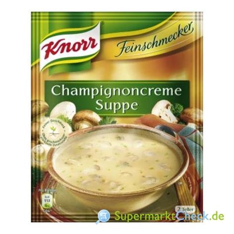 Knorr Feinschmecker Champignoncreme Suppe Ergibt L Teller