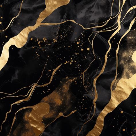 Dark marble wall texture with gold foil Abstract background | Premium ...