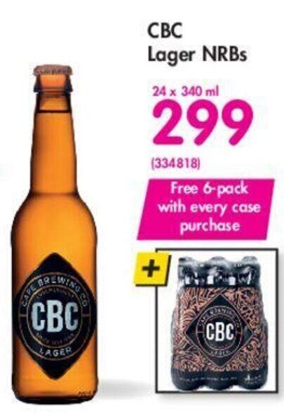 CBC Lager NRBs 24 X340ml Offer At Makro