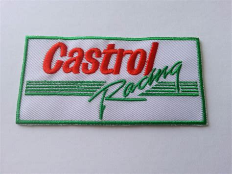 Castrol Racing Sew Iron On Patch Motorsports Motor Racing Oils Fuels