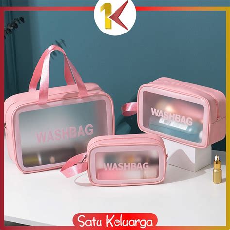 Jual Sk T Tas Washbag Waterproof Pouch Travel Make Up Multifungsi