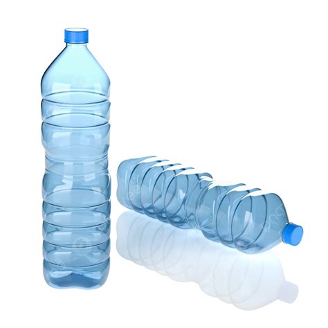 Empty Plastic Bottles Void Two Isolated Bottles PNG Transparent