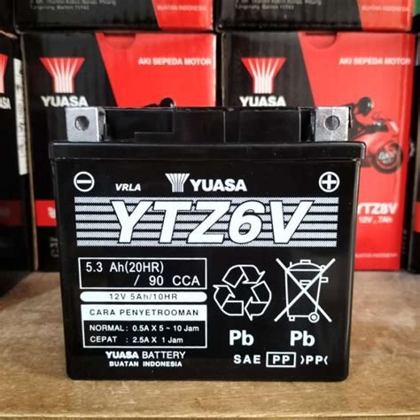 Promo Aki Yuasa YTZ6V Original New Nmax New Aerox Aerox Connected