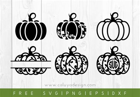 Free Monogram Pumpkin Svg