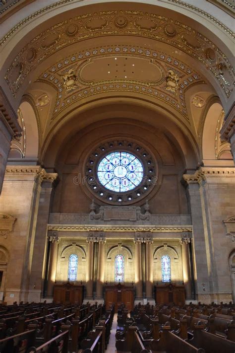 Cathedral Of Saint Paul In Minnesota Stock Photo Image Of Altar