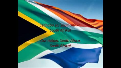 South African National Anthem Nkosi Sikelel Iafrika Youtube