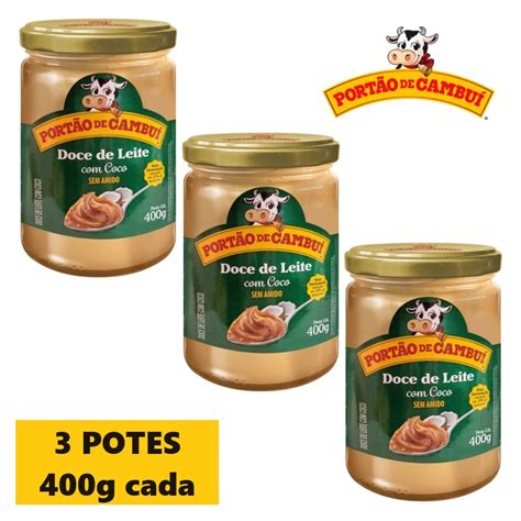 Doce De Leite Mineiro Port O De Cambui Pastoso G Coco