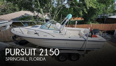 1995 Pursuit 2150 Power Boats Walkaround Boats For Sale In Springhill