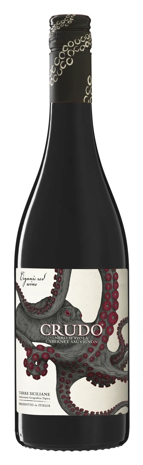 Crudo Nero D Avola Cabernet Sauvignon 14 5 0 75L Dry Red Wine