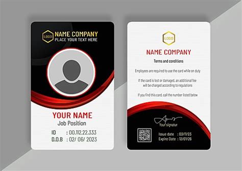 Modern Identity Card Design Template Download On Pngtree