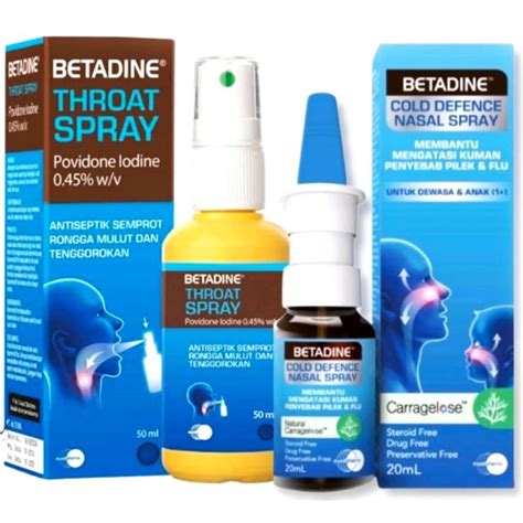 Jual BETADINE THROAT SPRAY 50ml OBAT SPRAY SEMPROT TENGGOROKAN ANTI