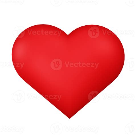 corazón amor emoji 3d 17745757 PNG