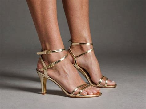 Dressy Gold Flat Sandals By Andrew Jackson Apr 2024 Medium