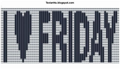 I Love Friday Copy Paste Text Art For Status | Cool ASCII Text Art 4 U