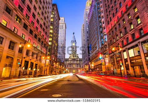 Philadelphia Pennsylvania Usa Downtown City Hall Stock Photo Edit Now