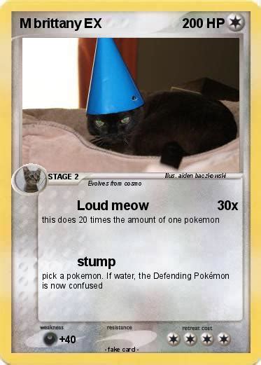 Pokémon M brittany EX Loud meow My Pokemon Card