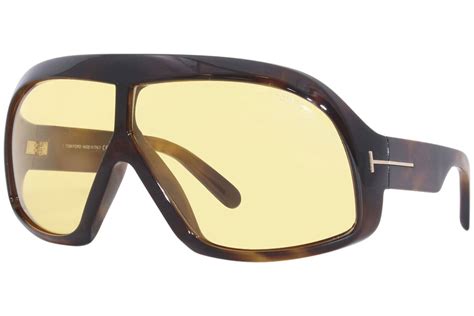 Tom Ford Cassius Tf 0965 52e Havana Pilot Yellow Lens Sunglasses Authentic New Ebay